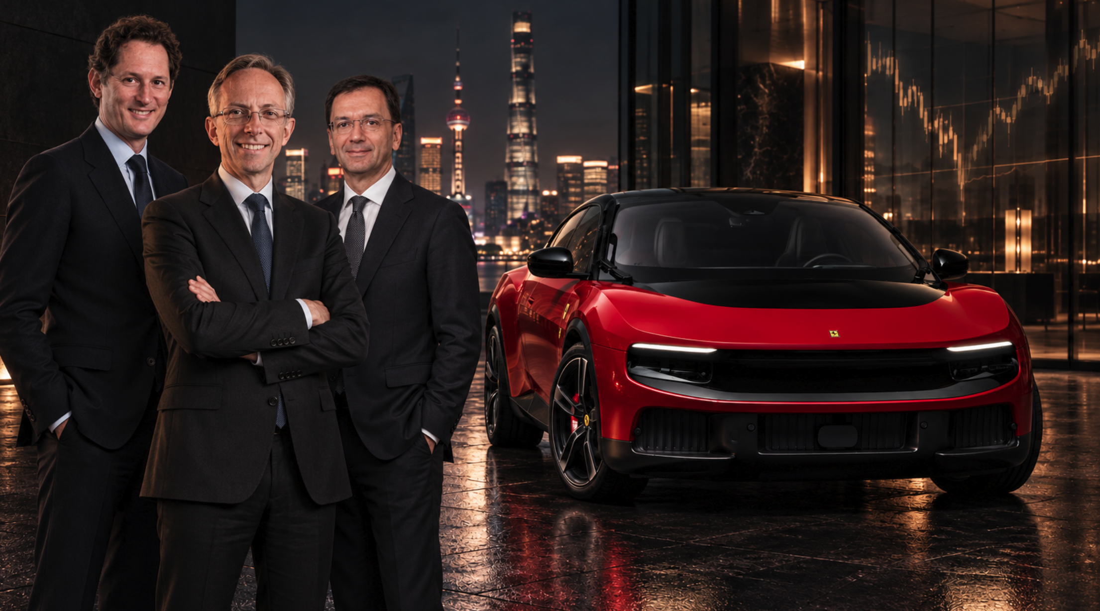 ferrari maranello e ferrari luce